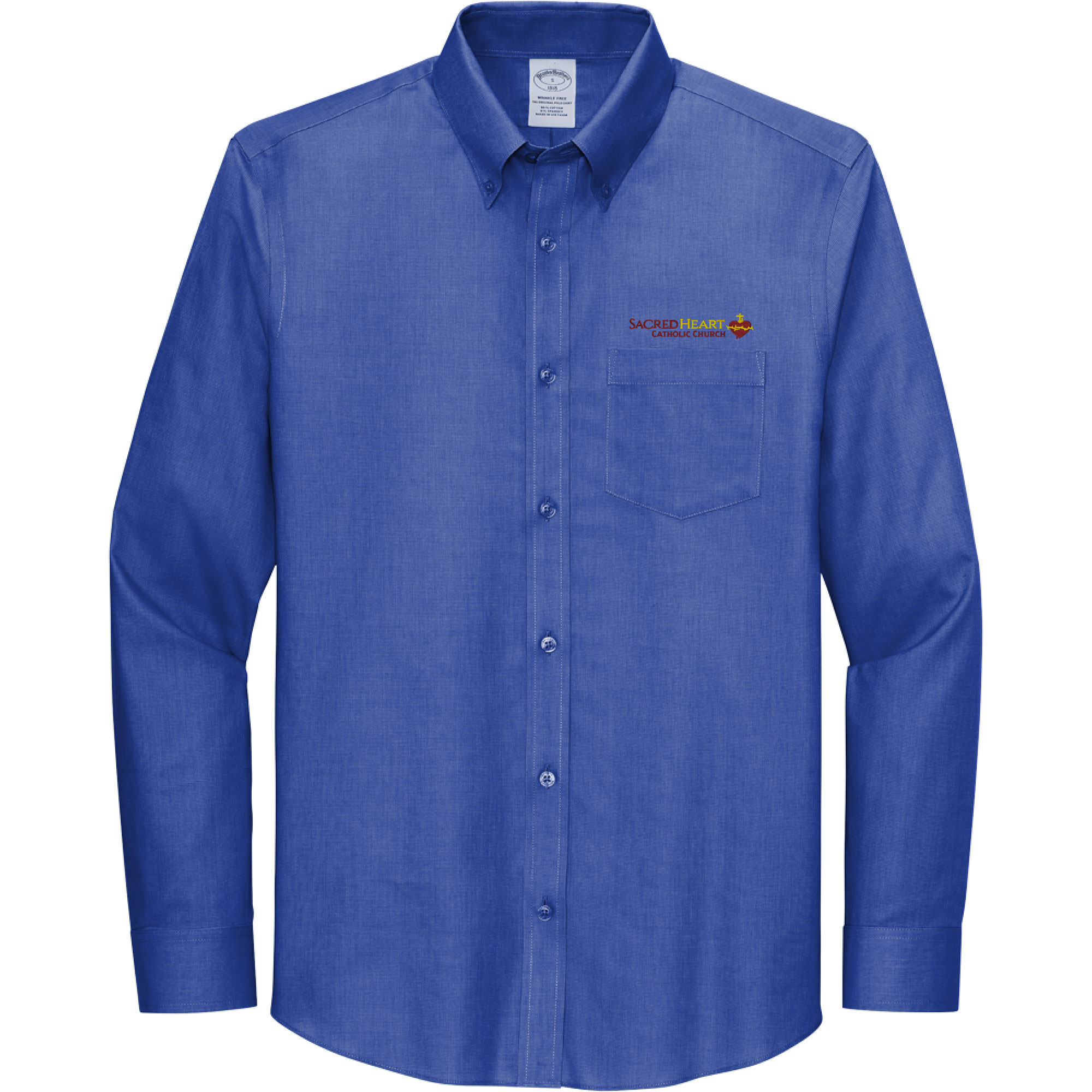 Brooks Brothers Wrinkle-Free Stretch Nailhead Shirt - Image 4