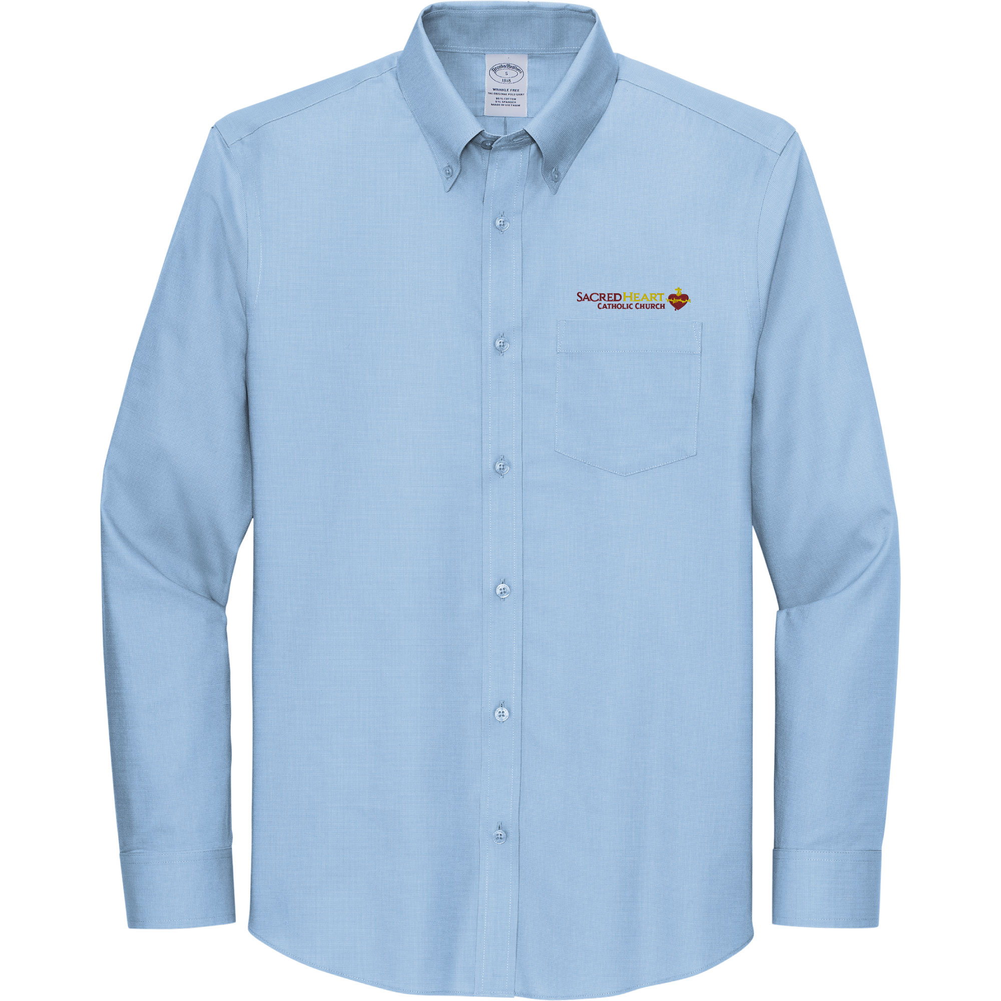 Brooks Brothers Wrinkle-Free Stretch Nailhead Shirt - Image 2