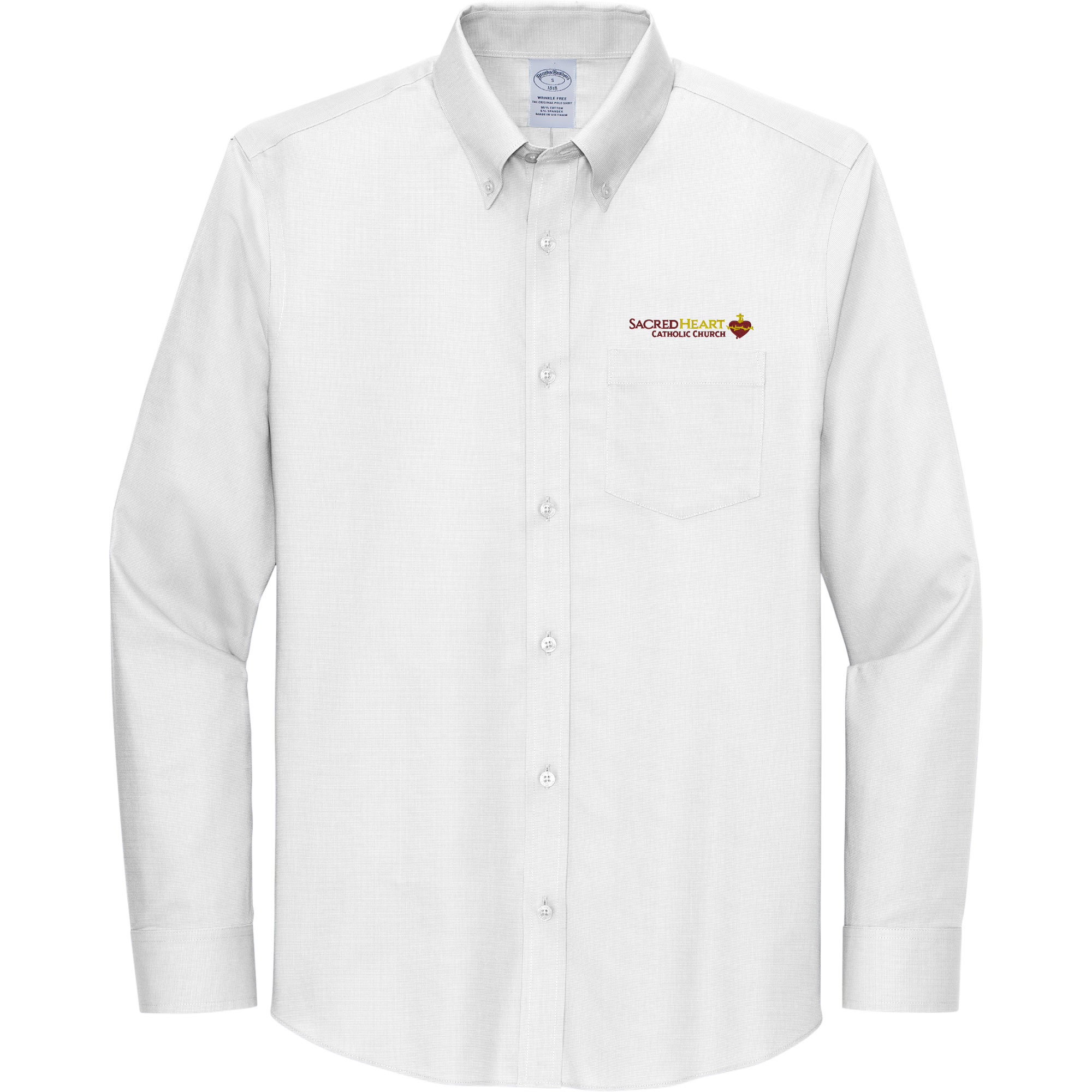 Brooks Brothers Wrinkle-Free Stretch Nailhead Shirt