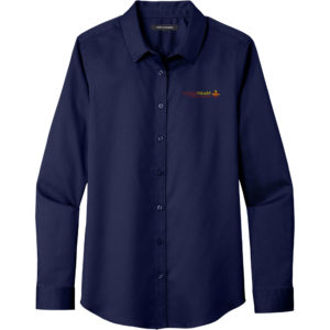 Alternative view of Ladies Long Sleeve SuperPro React Twill Shirt