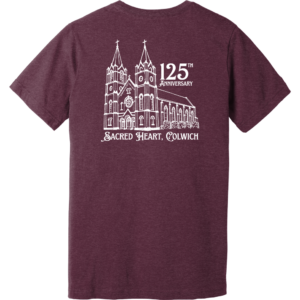 BELLA+CANVAS 125th Anniversary Church Tee - Heather Maroon