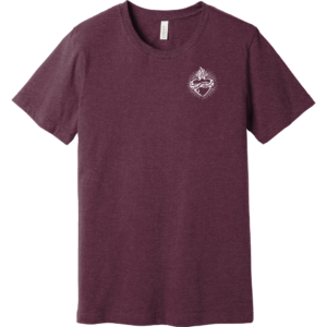 Alternative view of BELLA+CANVAS 125th Anniversary Church Tee - Heather Maroon