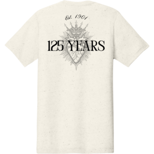 BELLA+CANVAS 125th Anniversary Sacred Heart Tee - Heather Natural